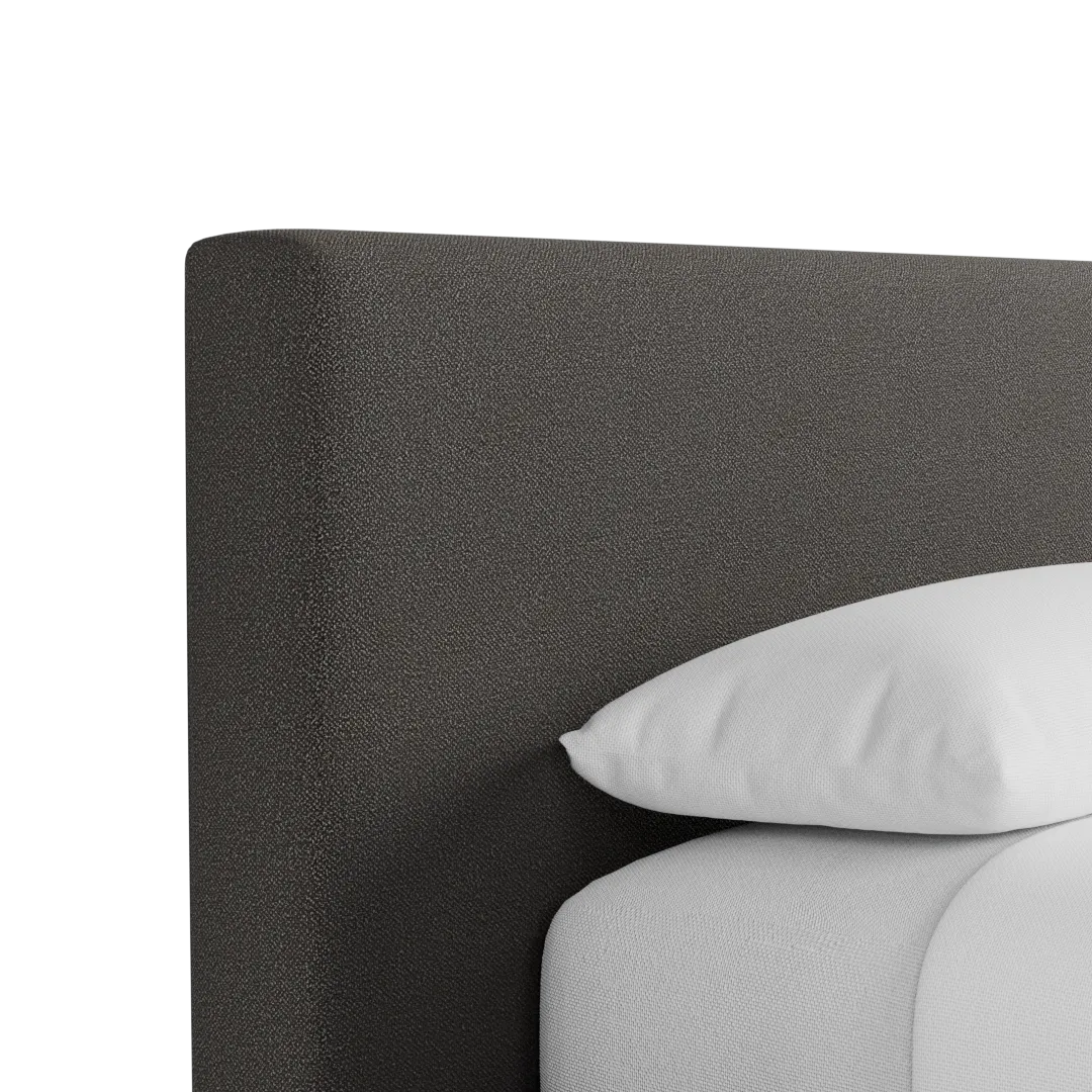 Grayton Elite Dark Gray 44" Upholstered Platform Bed