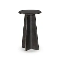 Remo Bronze Metal Round End Table