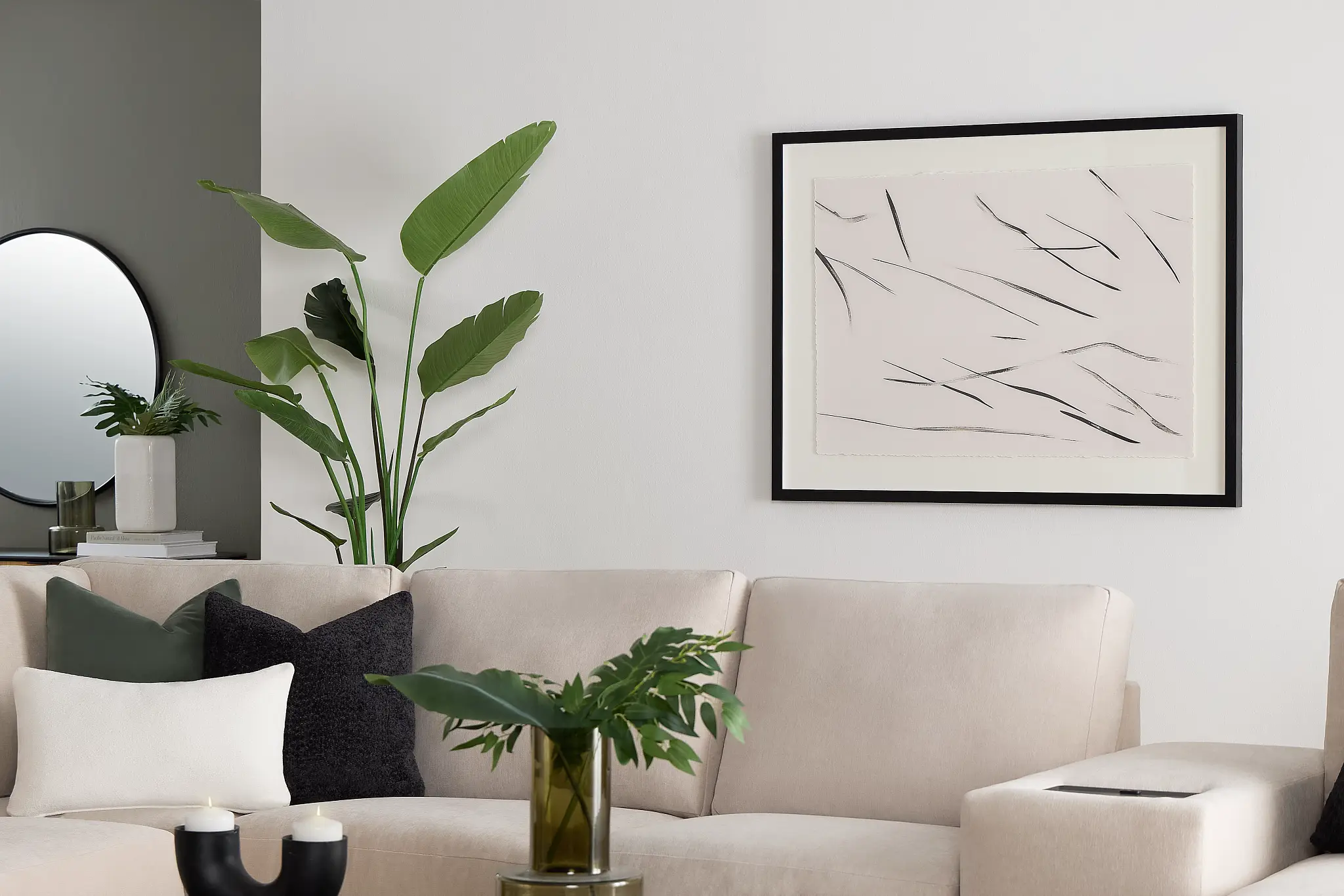 Sela Ivory Framed Wall Art Sela Ivory Framed Wall Art