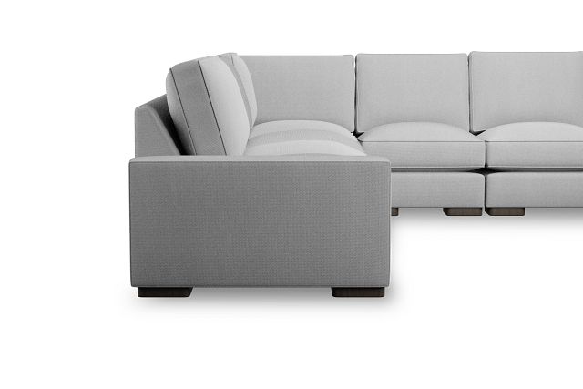 Edgewater Delray Light Gray Large Two-arm Sectional