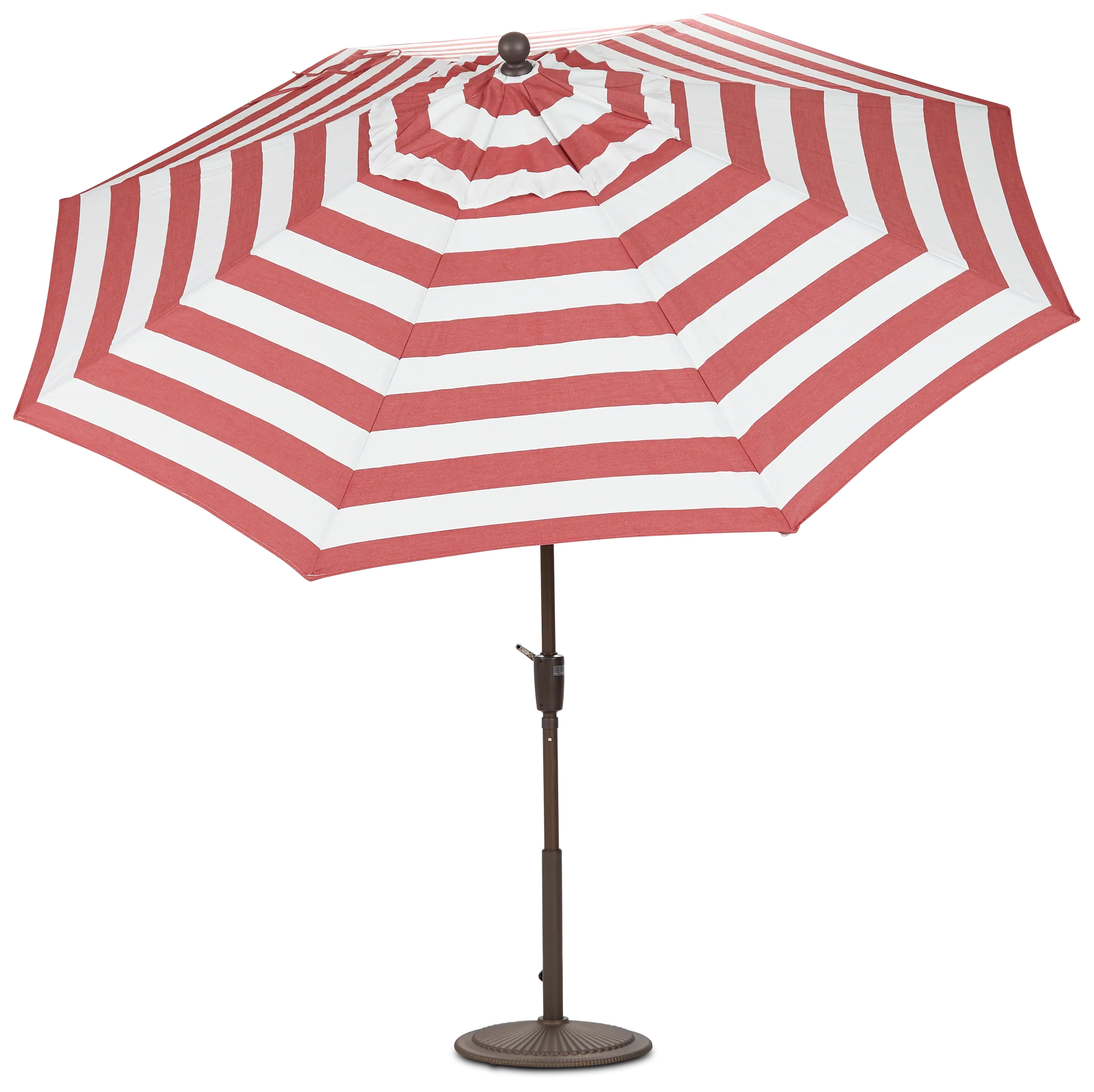Maui Red Stripe Umbrella Set