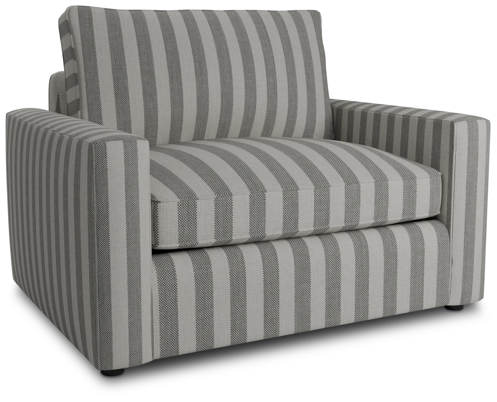 Siesta Sea Lane Dark Gray Fabric Memory Foam Sleeper