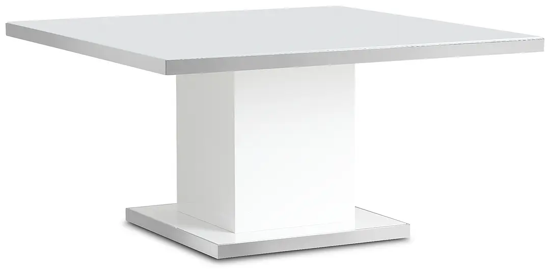 Miami White 59" Square Table Miami White 59" Square Table