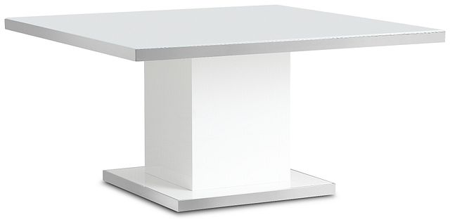 Miami White 59" Square Table