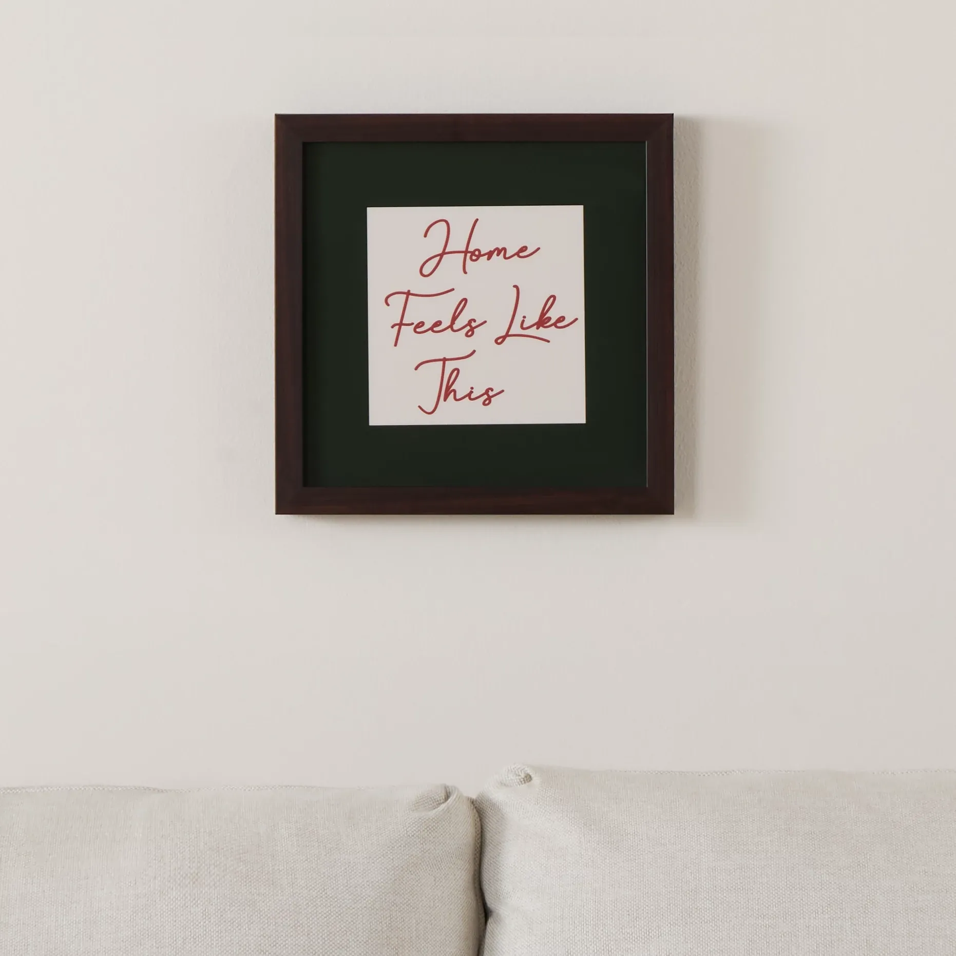 Elle Green Framed Wall Art