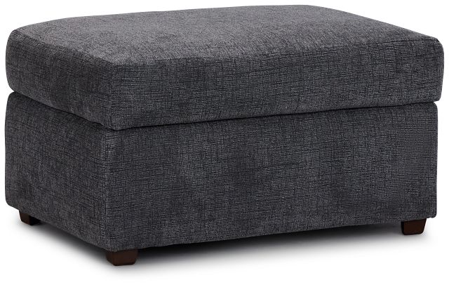 Maxie Dark Gray Micro Ottoman