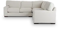 Veronica White Down Small Two-arm Sectional