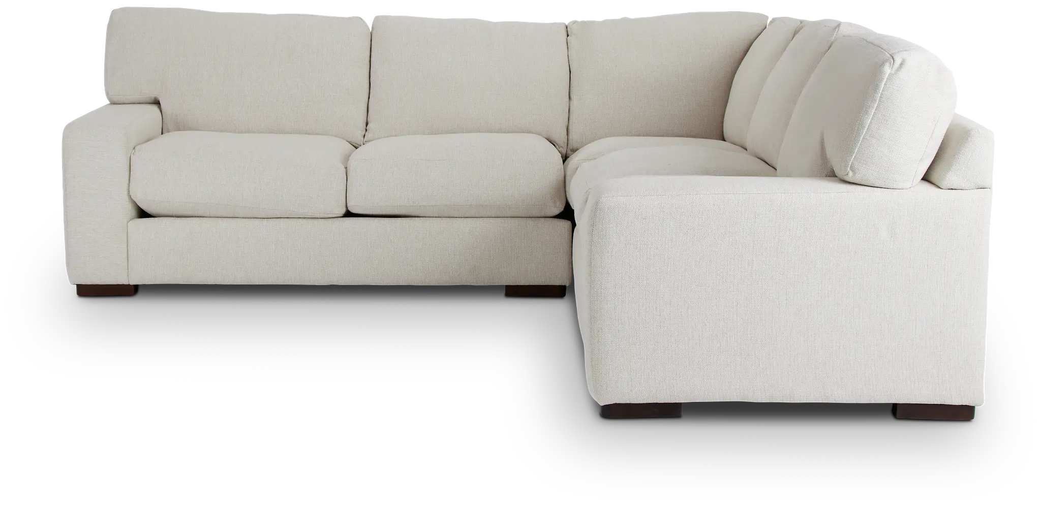 Veronica White Down Small Two-arm Sectional Veronica White Down Small Two-arm Sectional