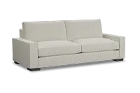 Edgewater Lucy Light Beige 96" Sofa W/ 2 Cushions