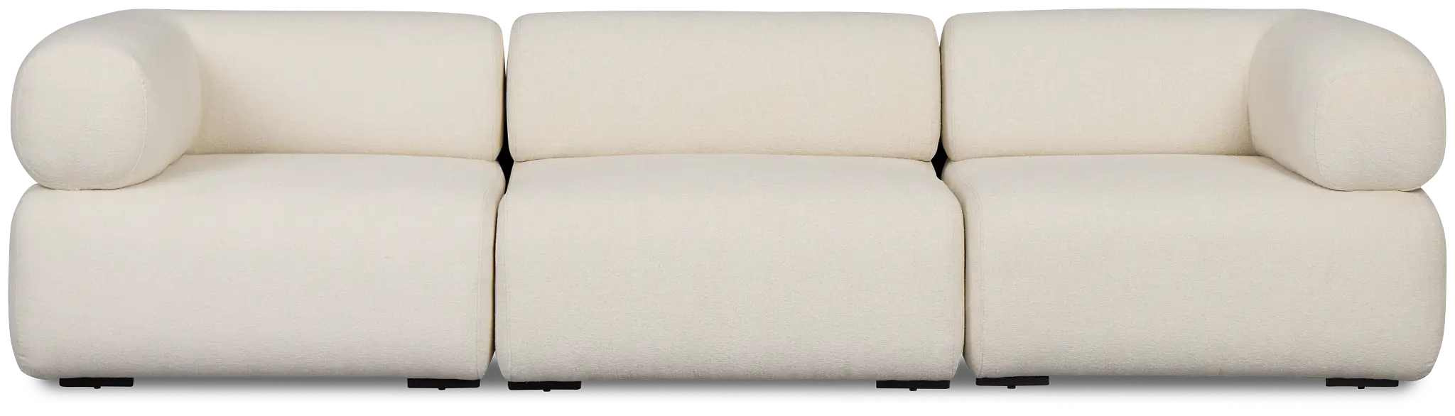 Celeste Light Beige Fabric 3-piece Modular Sofa Celeste Light Beige Fabric 3-piece Modular Sofa