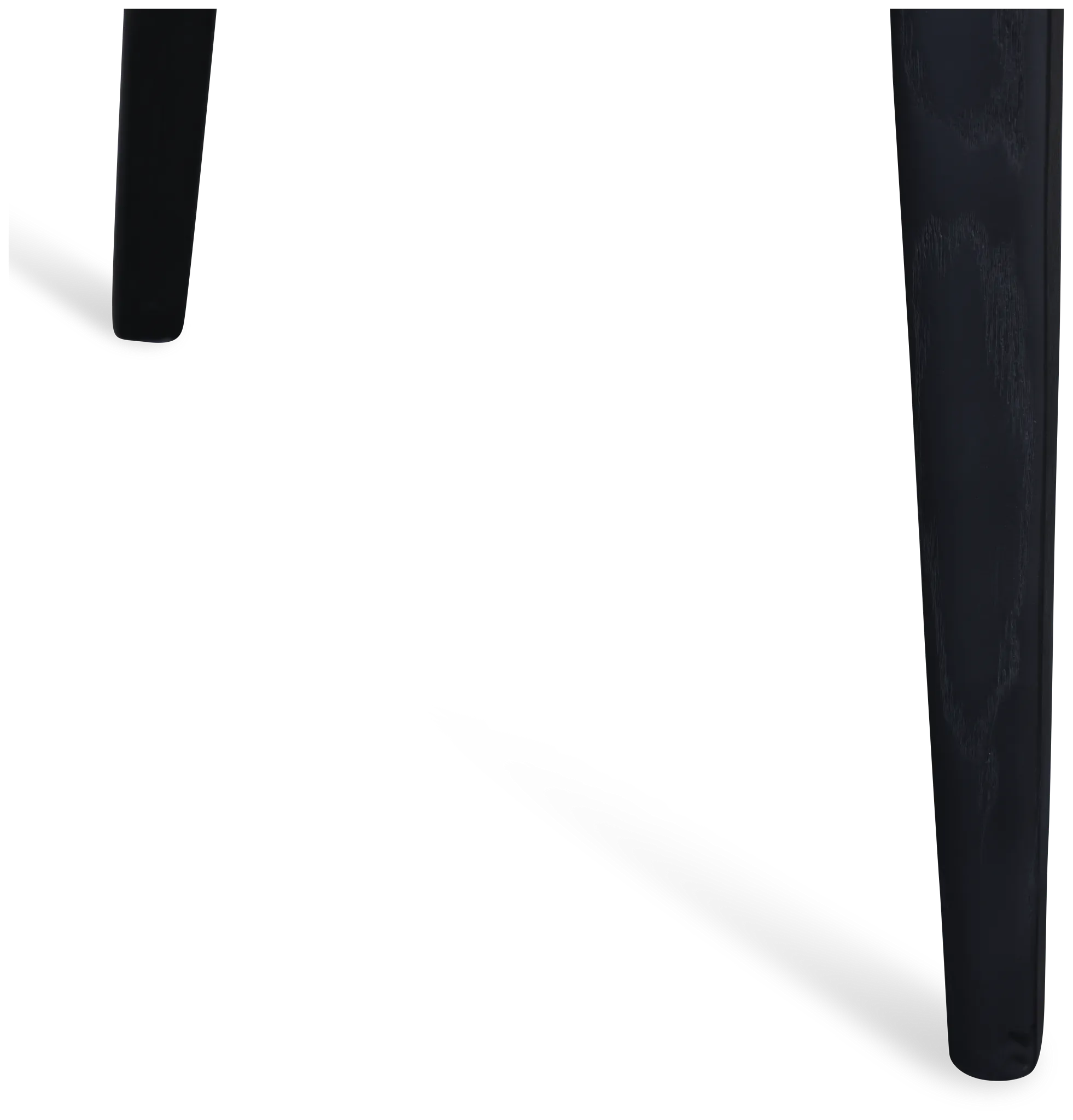 Nomad Dark Green Upholstered Side Chair W/ Black Legs