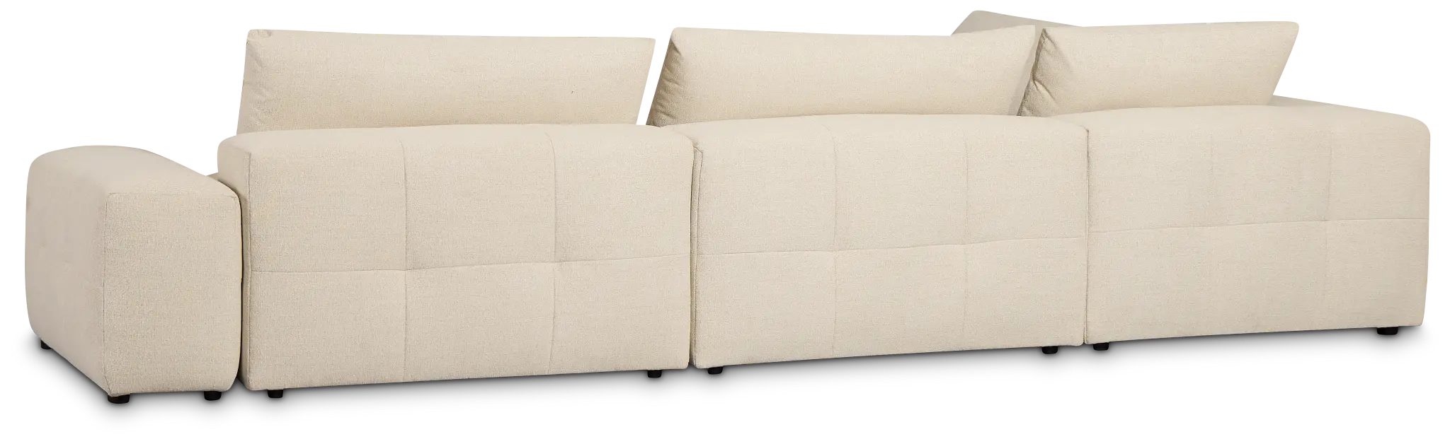 Remi Light Beige Fabric 5-piece Modular Sectional Remi Light Beige Fabric 5-piece Modular Sectional