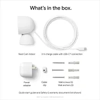 Google Nest Cam Indoor Wired 3rd Gen White Indoor Security Cameras