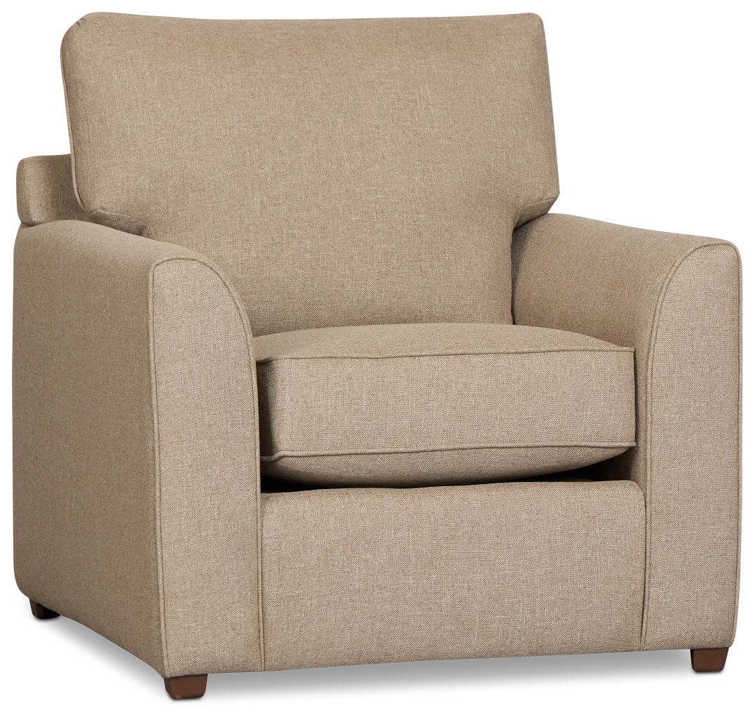 Tate Brown Fabric Chair