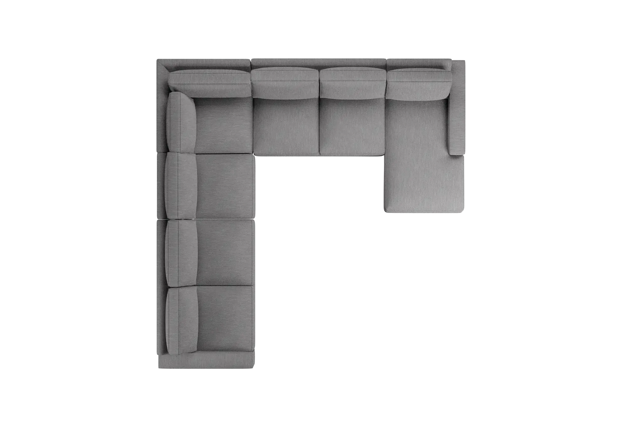 Edgewater Revenue Gray Large Right Chaise Sectional Edgewater Revenue Gray Large Right Chaise Sectional