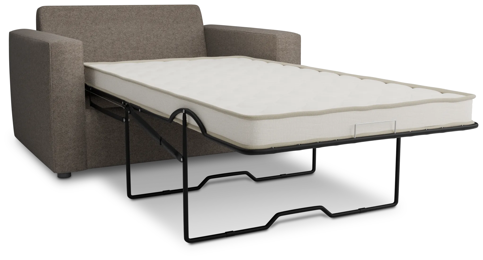 Siesta Elite Brown Fabric Innerspring Sleeper