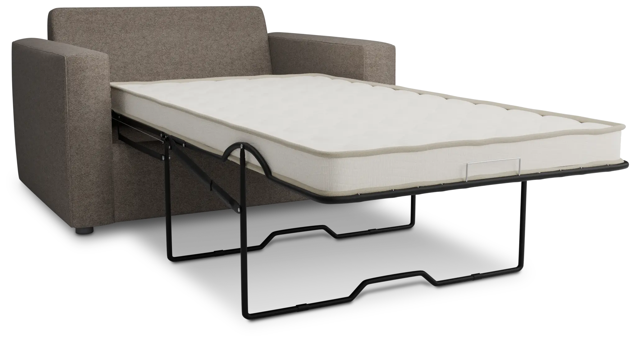 Siesta Elite Brown Fabric Innerspring Sleeper Siesta Elite Brown Fabric Innerspring Sleeper