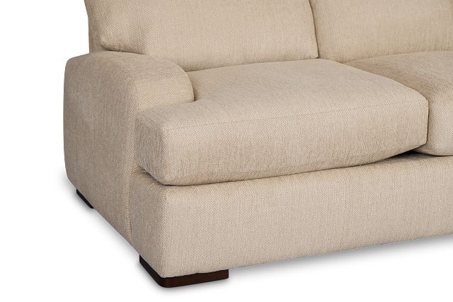 Alpha Beige Fabric Sofa