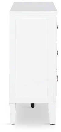 Seabrook Small White Drawer Dresser