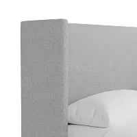 Captiva Elite Gray 48" Upholstered Shelter Bed