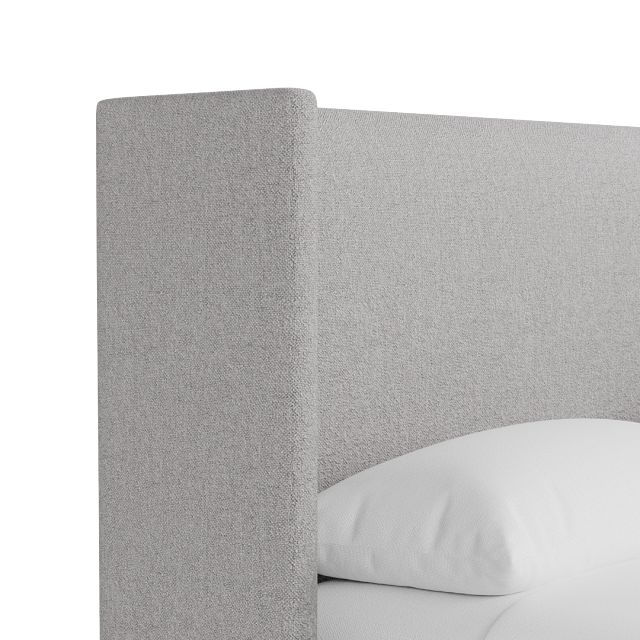 Captiva Elite Gray 48" Upholstered Shelter Bed