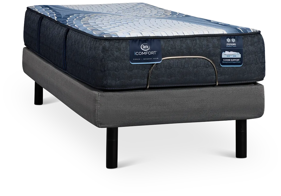 Serta Icomfort Aveda Plush Motion Perfect 4 Adjustable Base Set
