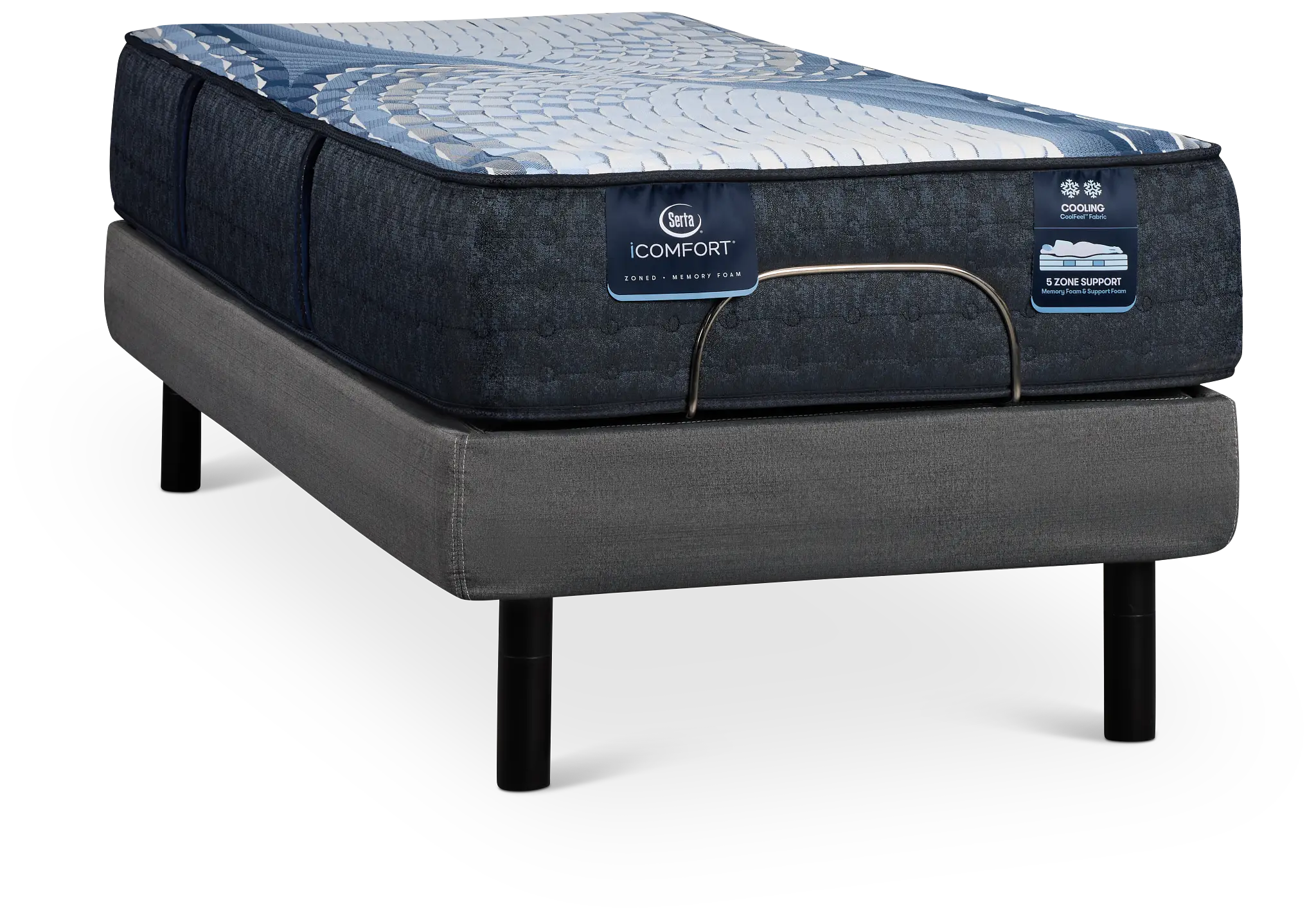 Serta Icomfort Aveda Plush Motion Perfect 4 Adjustable Base Set Serta Icomfort Aveda Plush Motion Perfect 4 Adjustable Base Set