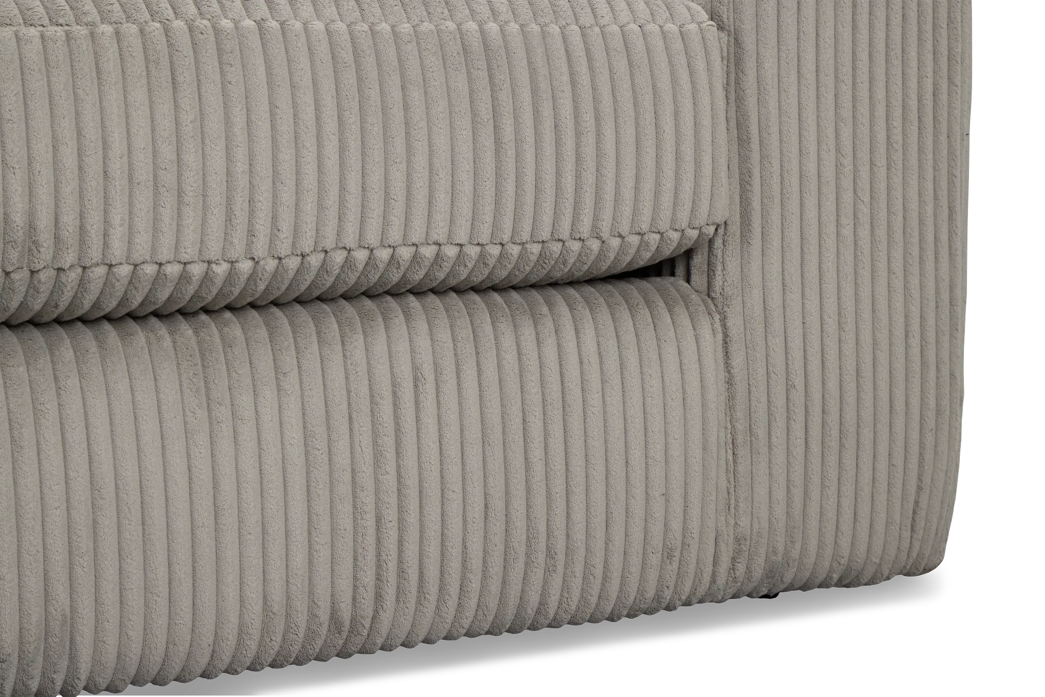 Charlie Gray Fabric Left Chaise Sectional