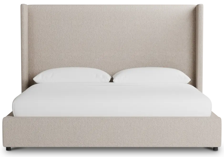 Captiva Elite Taupe 60" Upholstered Shelter Bed Captiva Elite Taupe 60" Upholstered Shelter Bed