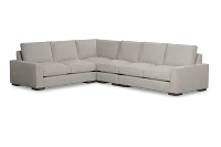 Edgewater Revenue Beige Medium Two-arm Sectional