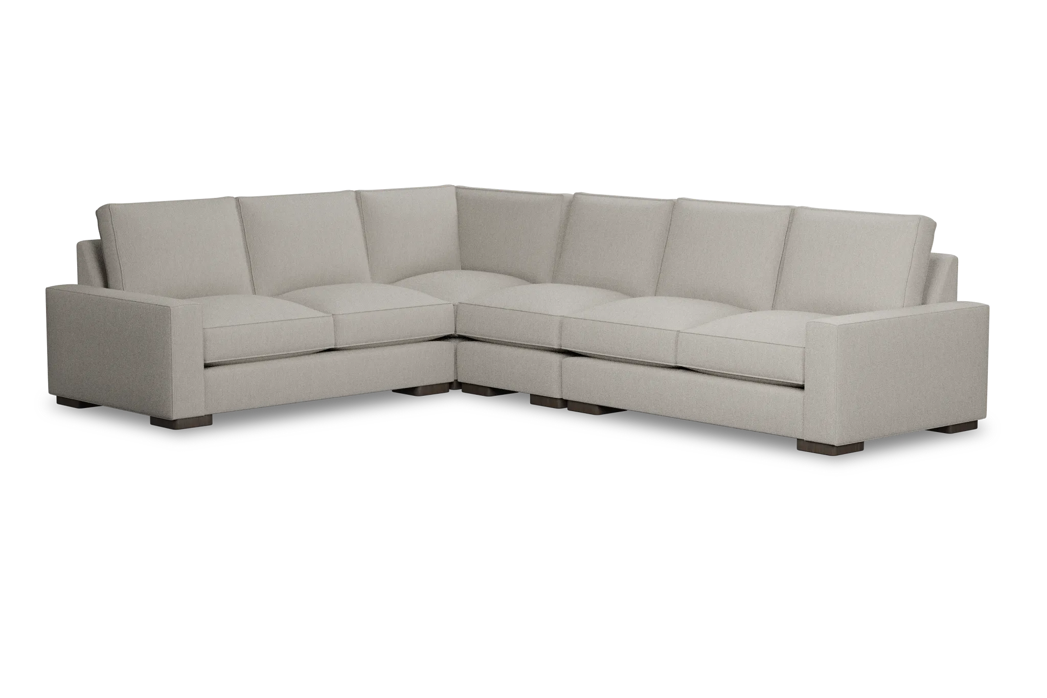 Edgewater Revenue Beige Medium Two-arm Sectional