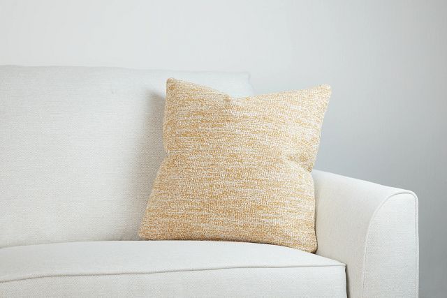 Baxter Yellow 20" Accent Pillow