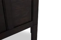 Heron Cove Dark Tone Panel Headboard With Lights