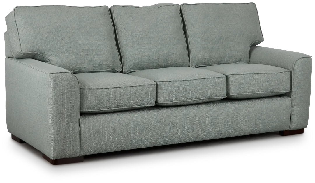 Austin Green Fabric Memory Foam Sleeper