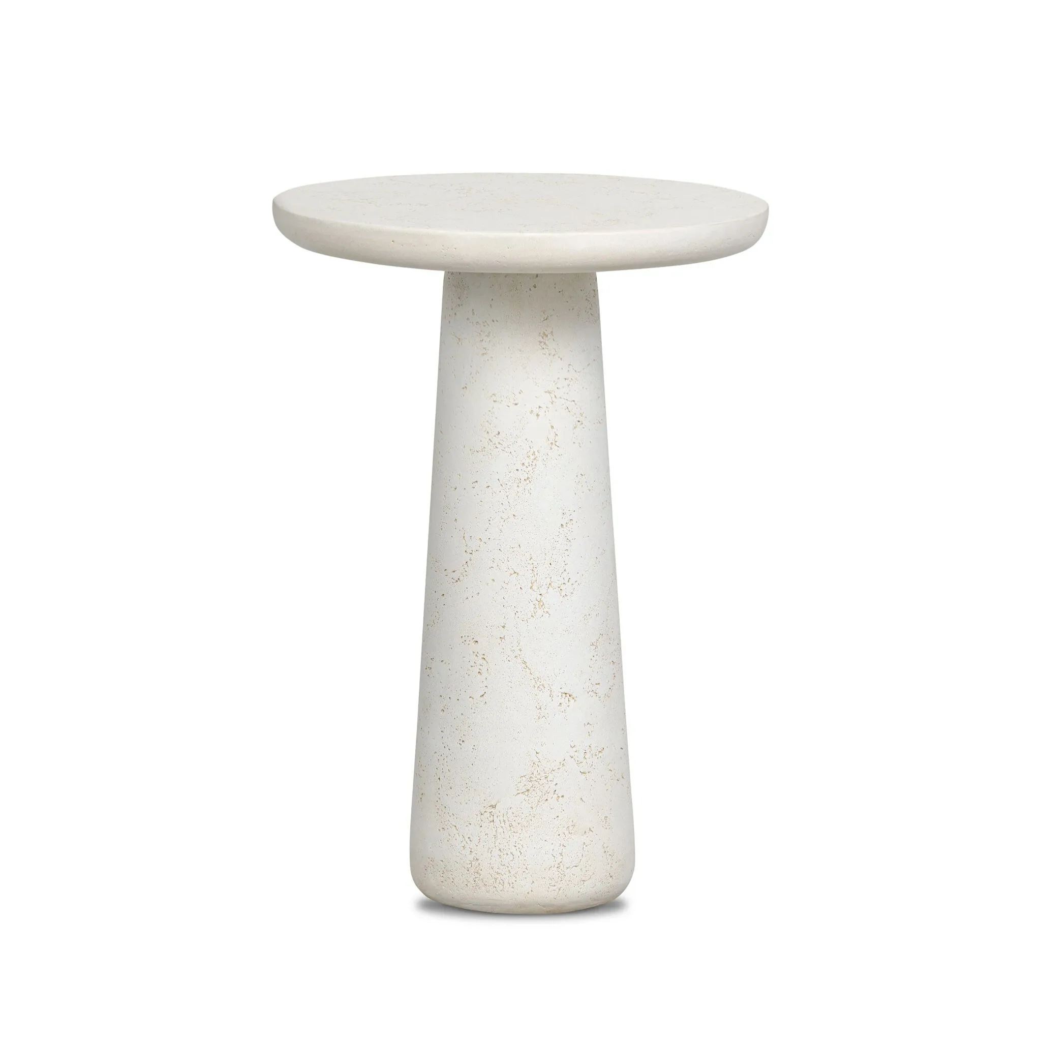 Sornya White Tall End Table