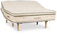 Avocado Green Plush Eco Plus Adjustable Base Mattress Set