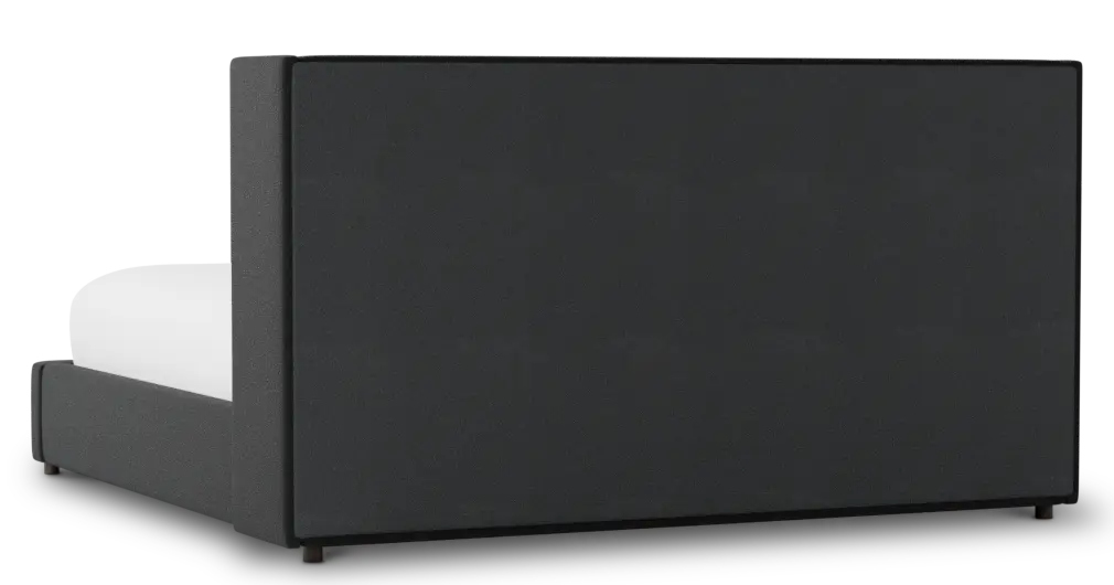 Captiva Elite Black 48" Upholstered Shelter Bed Captiva Elite Black 48" Upholstered Shelter Bed