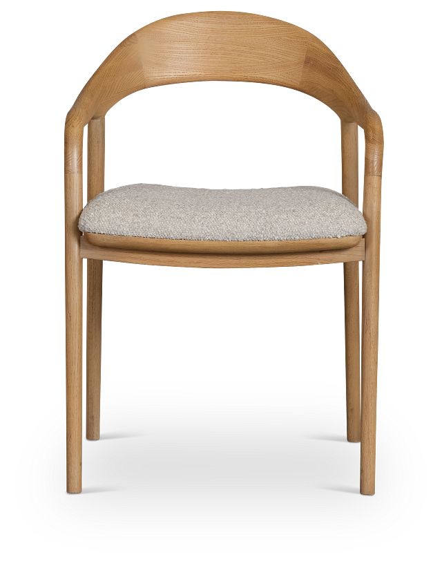 Gables Light Tone Upholstered Arm Chair