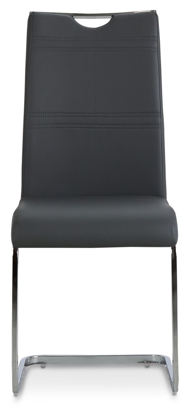 Treviso Gray Upholstered Side Chair (2)