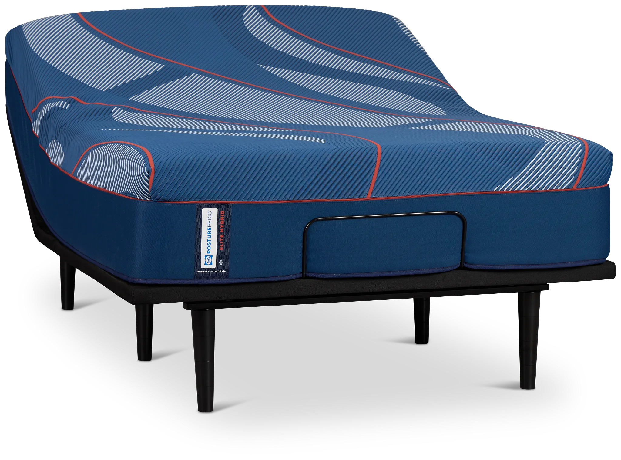 Posturepedic Elite Hybrid Brenham 2 Soft Ease Adjustable Mattress Set