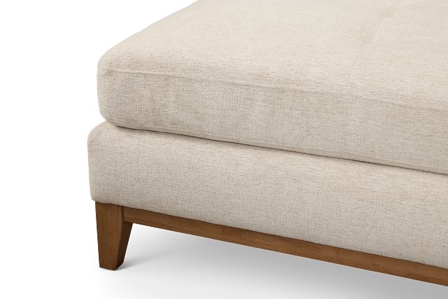 Maisie Light Beige Fabric Medium Left Chaise Sectional