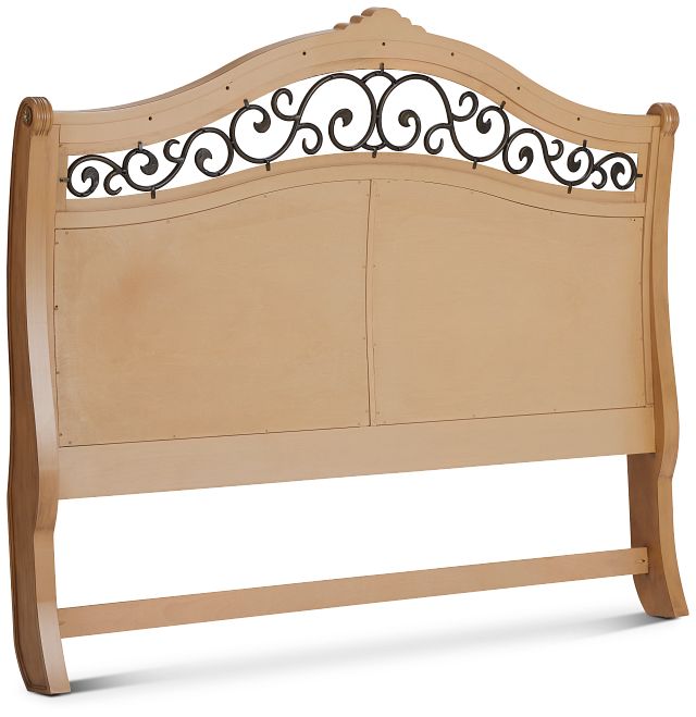 Tradewinds Light Tone Sleigh Headboard