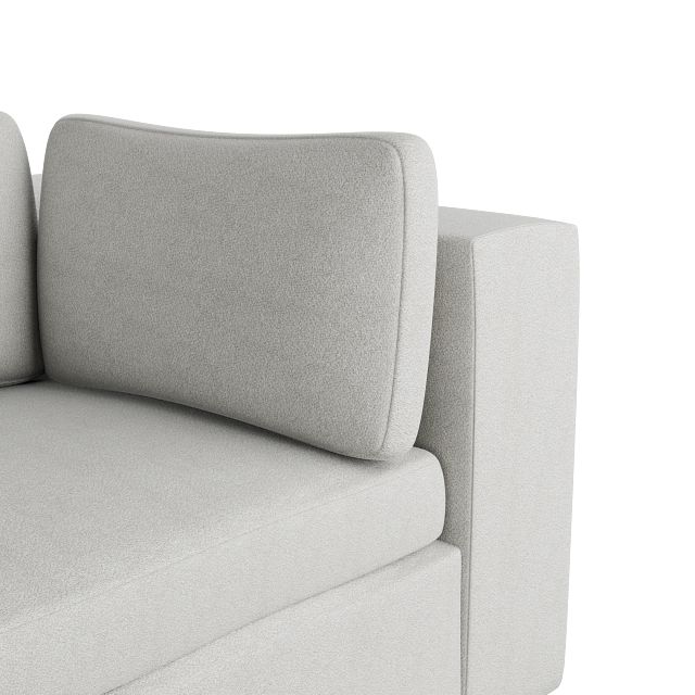 Destin Sutton Gray Fabric 3 Piece Modular Sofa