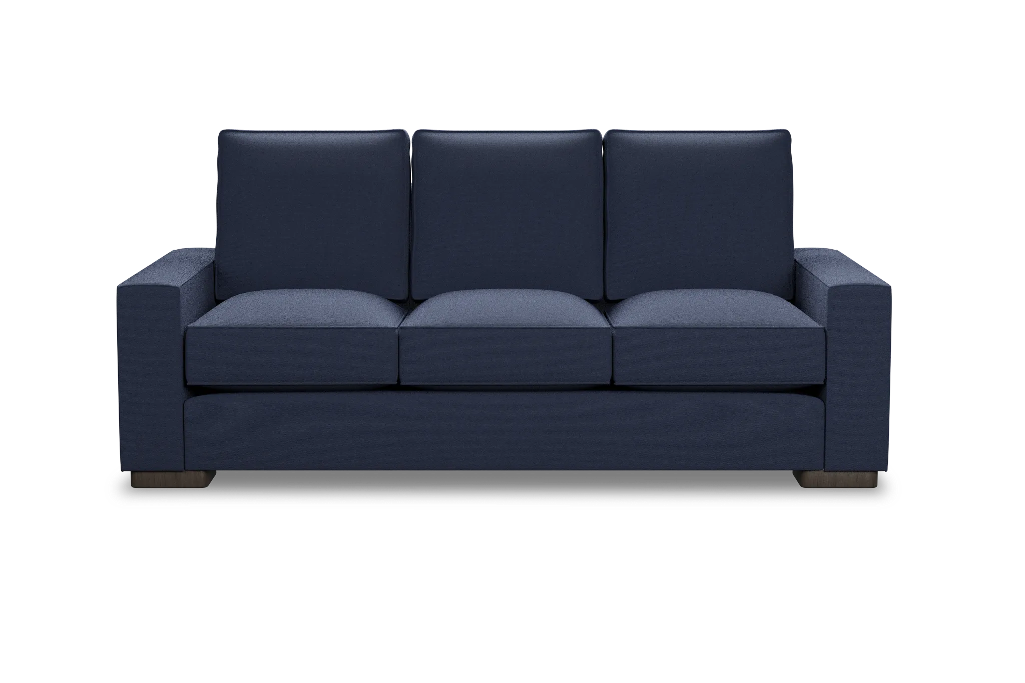 Edgewater Peyton Dark Blue 84" Sofa W/ 3 Cushions