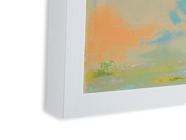 Wells Orange Framed Wall Art