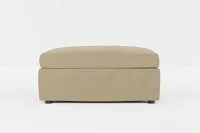 Destin Elite Taupe Fabric Cocktail Ottoman