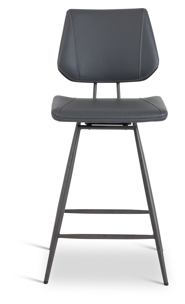 Gunnar Dark Gray 24" Upholstered Barstool