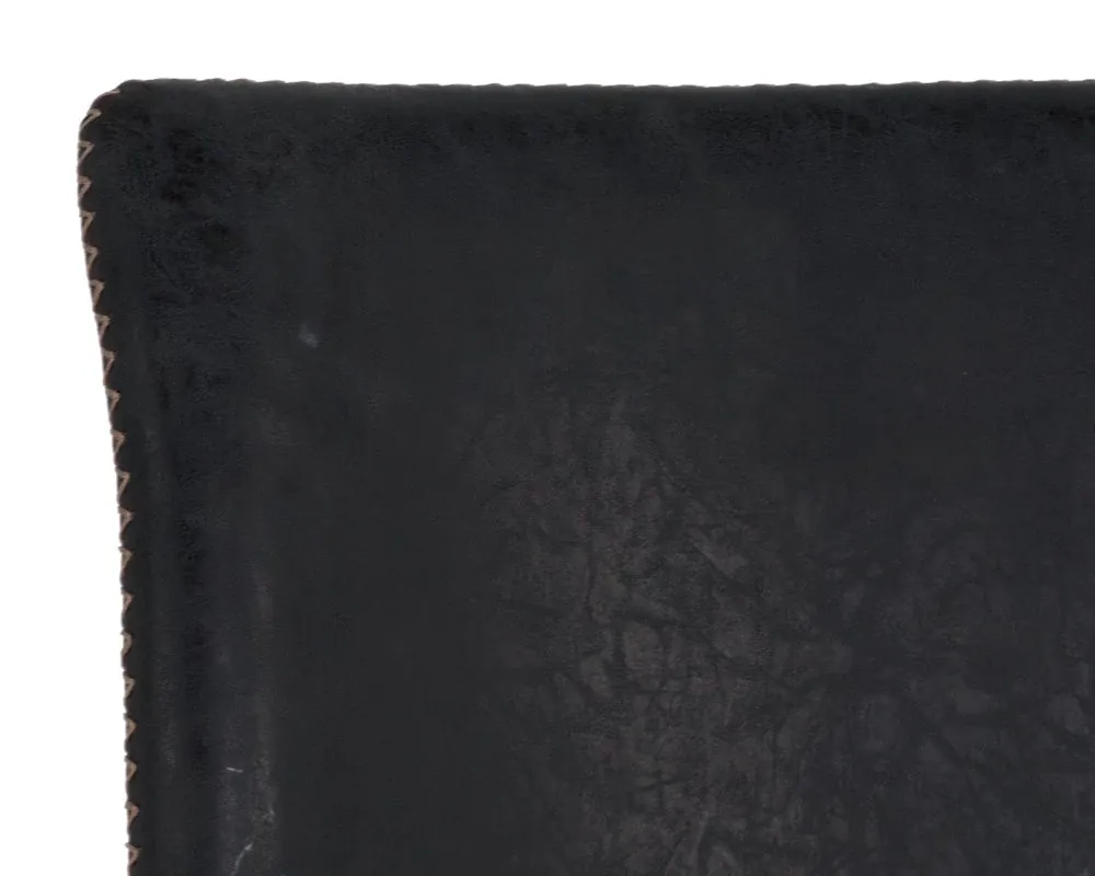 Ozark Black Upholstered Side Chair