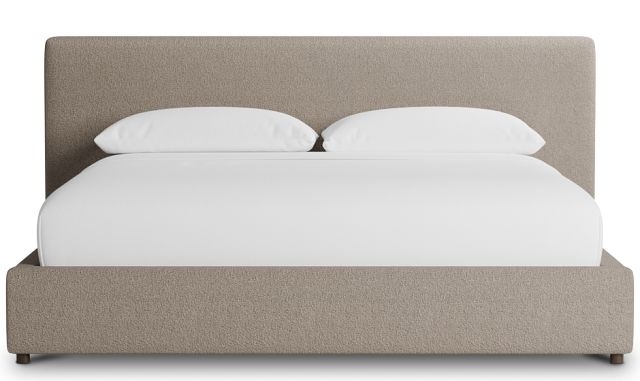 Grayton Elite Brown 44" Upholstered Platform Bed