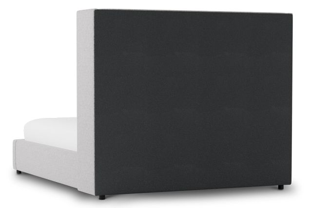 Captiva Elite Gray 60" Upholstered Shelter Bed